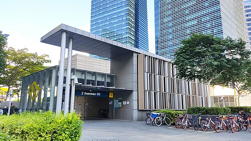 Downtown MRT station